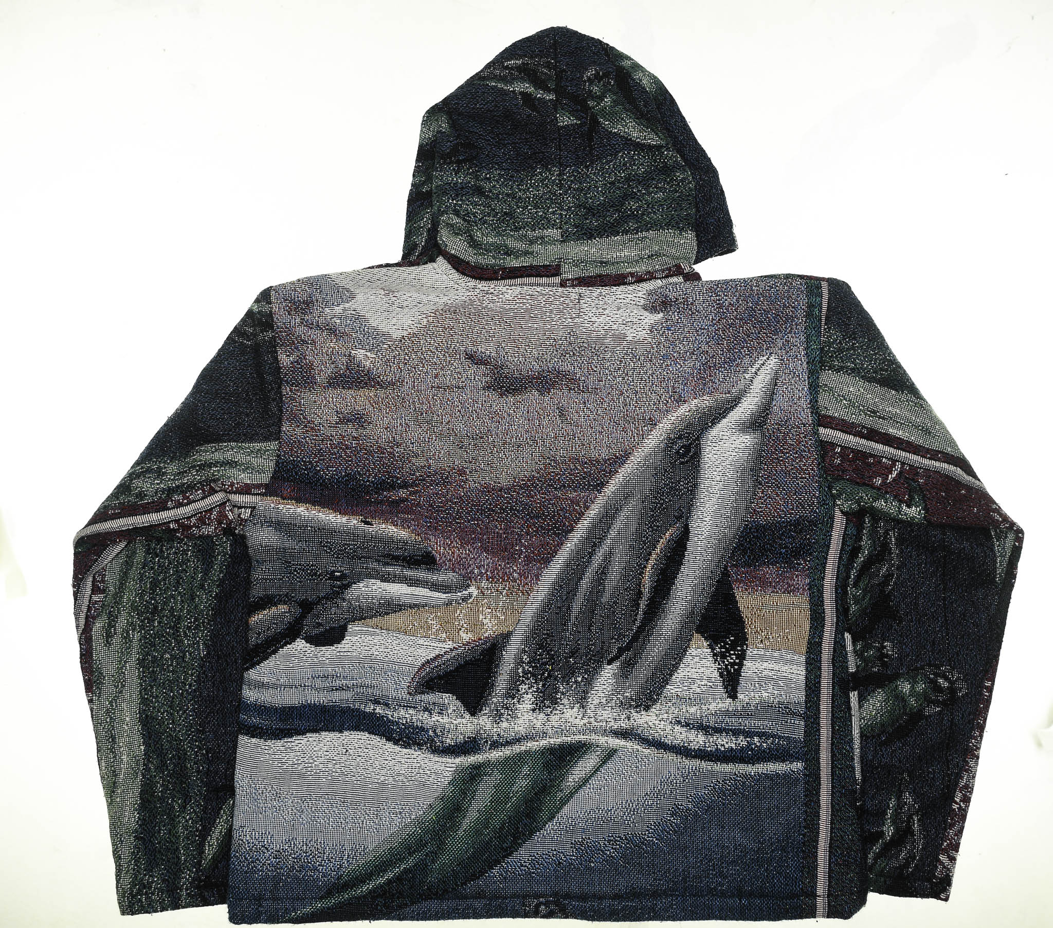 Dolphin Pod Double Tapestry Zip Coat