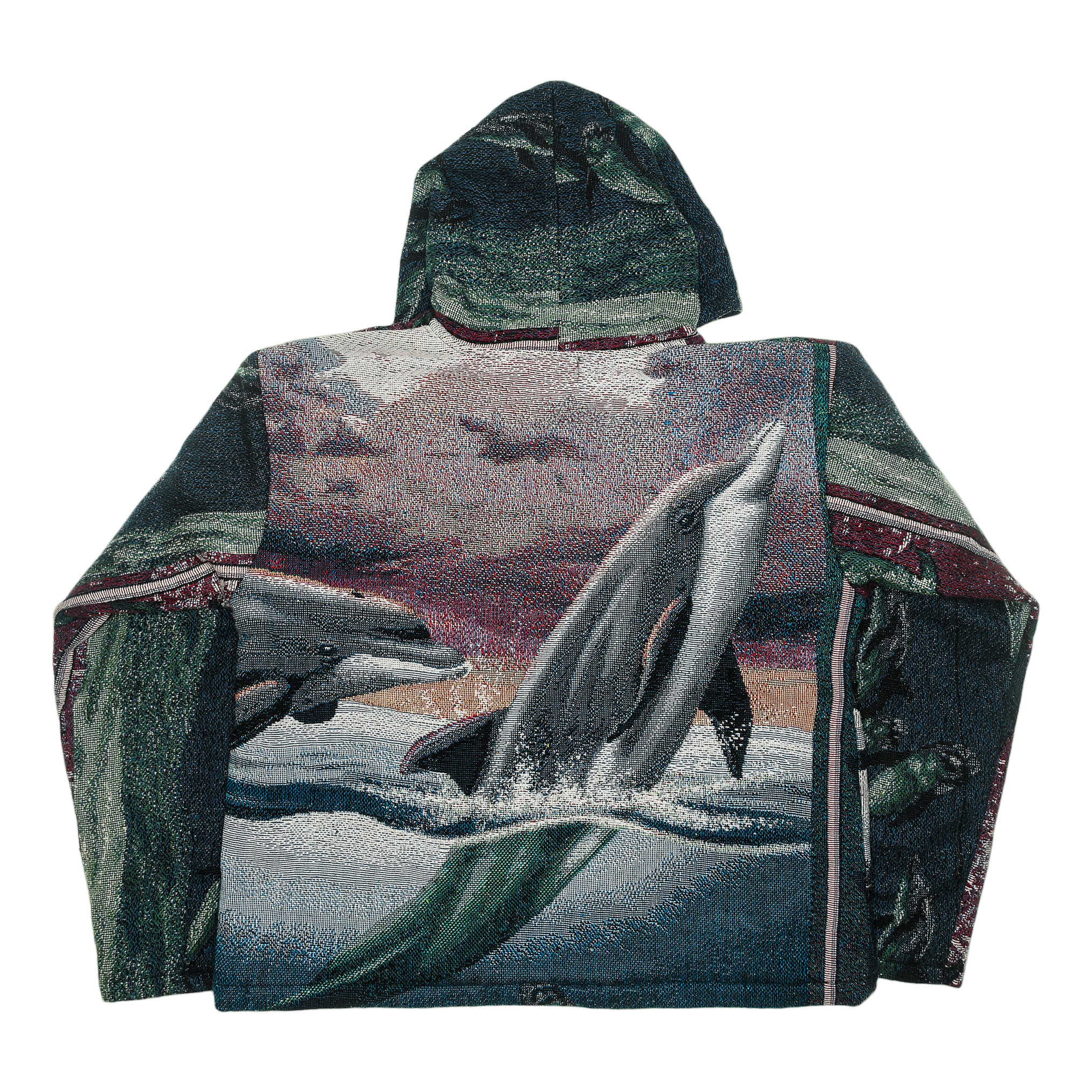 Dolphin Pod Double Tapestry Zip Through
