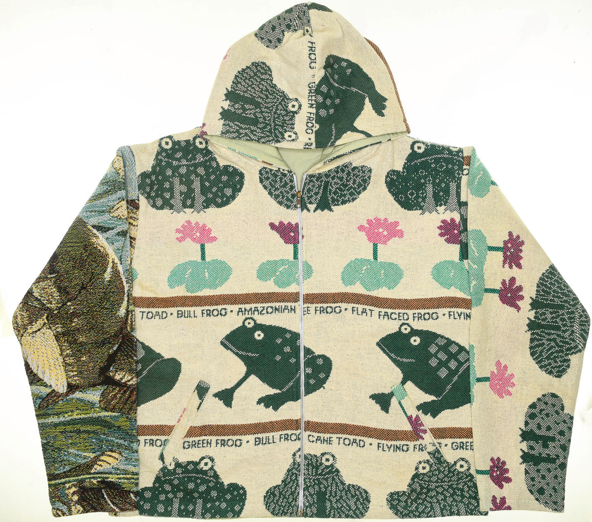 Frog & Fish Double Tapestry Zip Through
