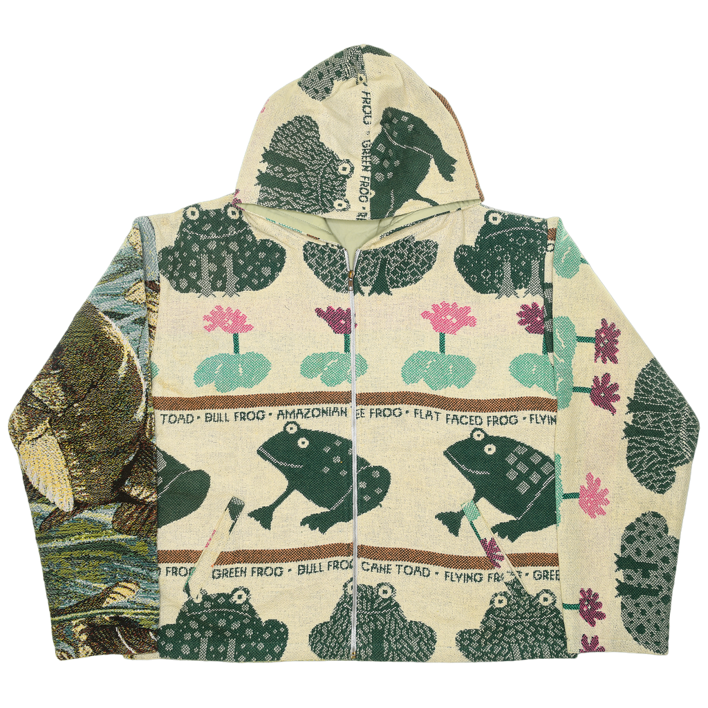 Frog & Fish Double Tapestry Zip Through