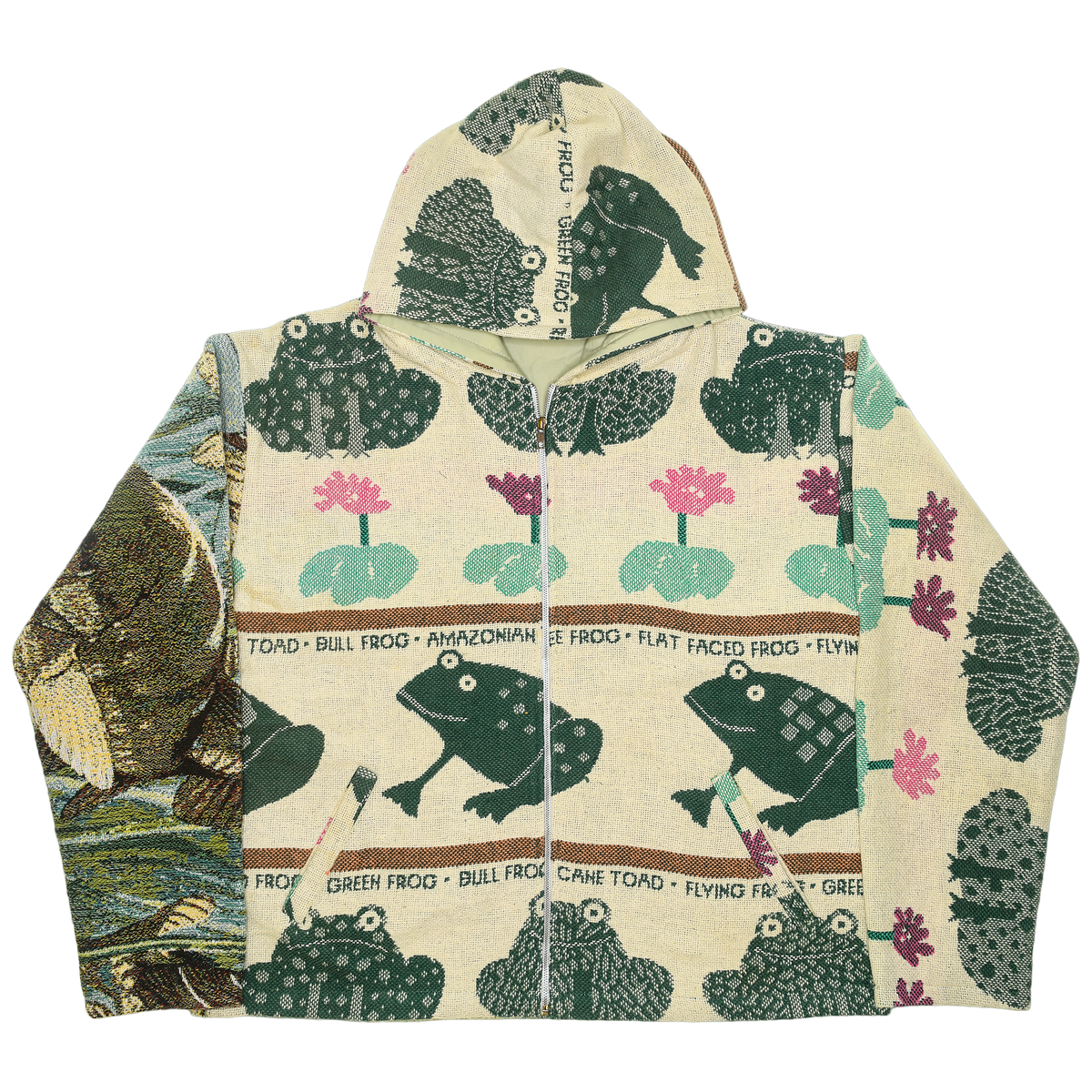 Frog & Fish Double Tapestry Zip Through
