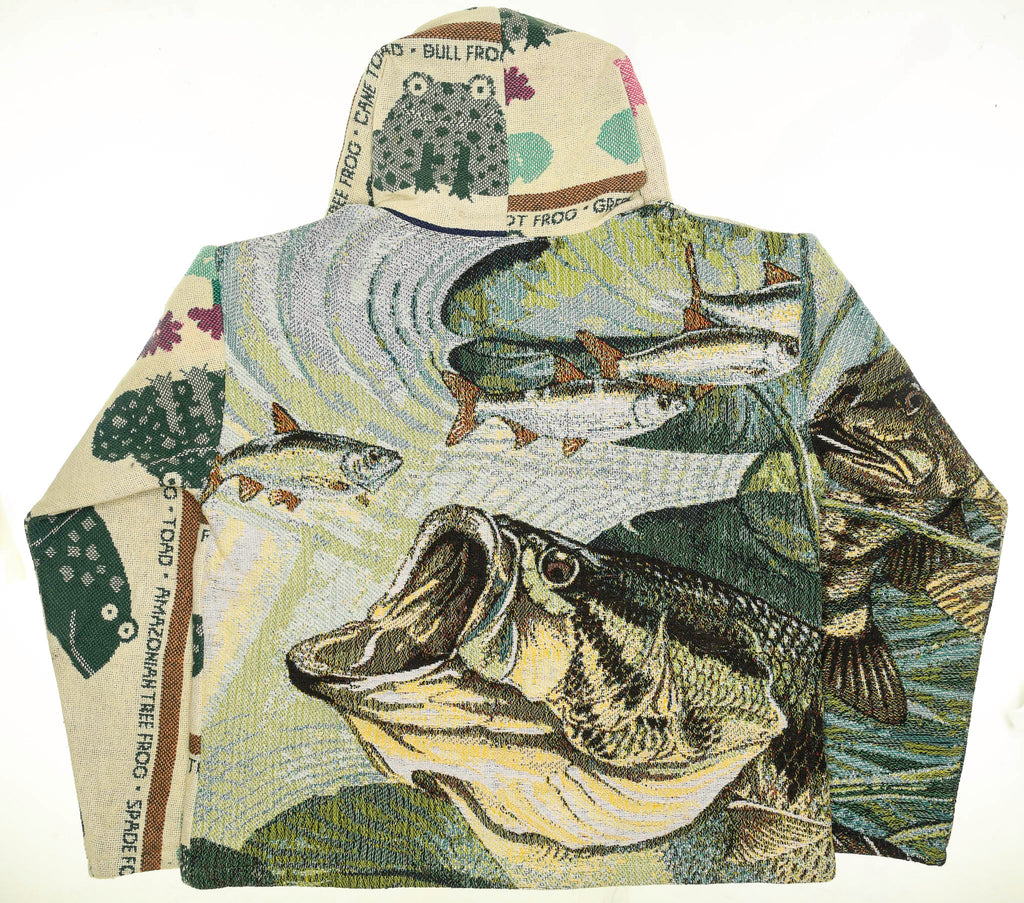 Frog & Fish Double Tapestry Zip Through