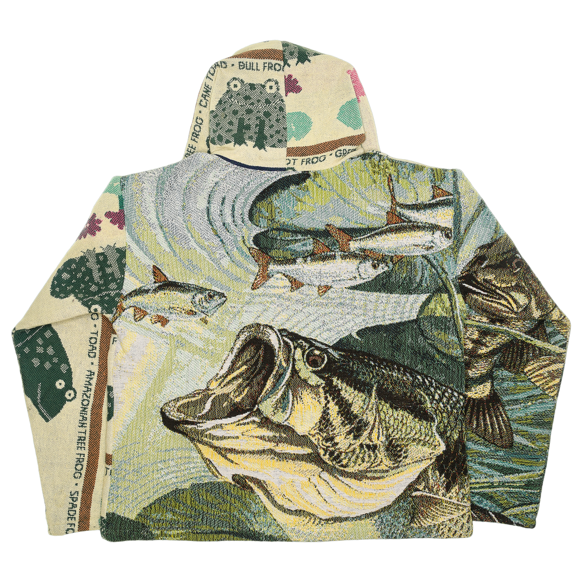 Frog & Fish Double Tapestry Zip Through