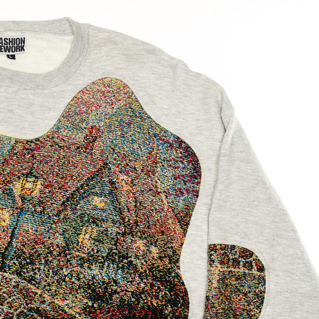 Streetlamp & House Amoeba Tapestry Pullover