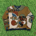 Midway Gardens Mural Earth Frank Lloyd Wright Tapestry Panel Pullover