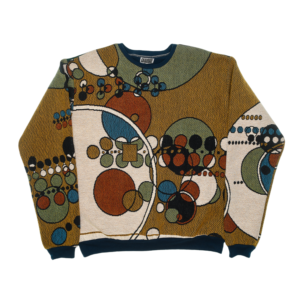 Midway Gardens Mural Earth Frank Lloyd Wright Full Tapestry Panel Pullover