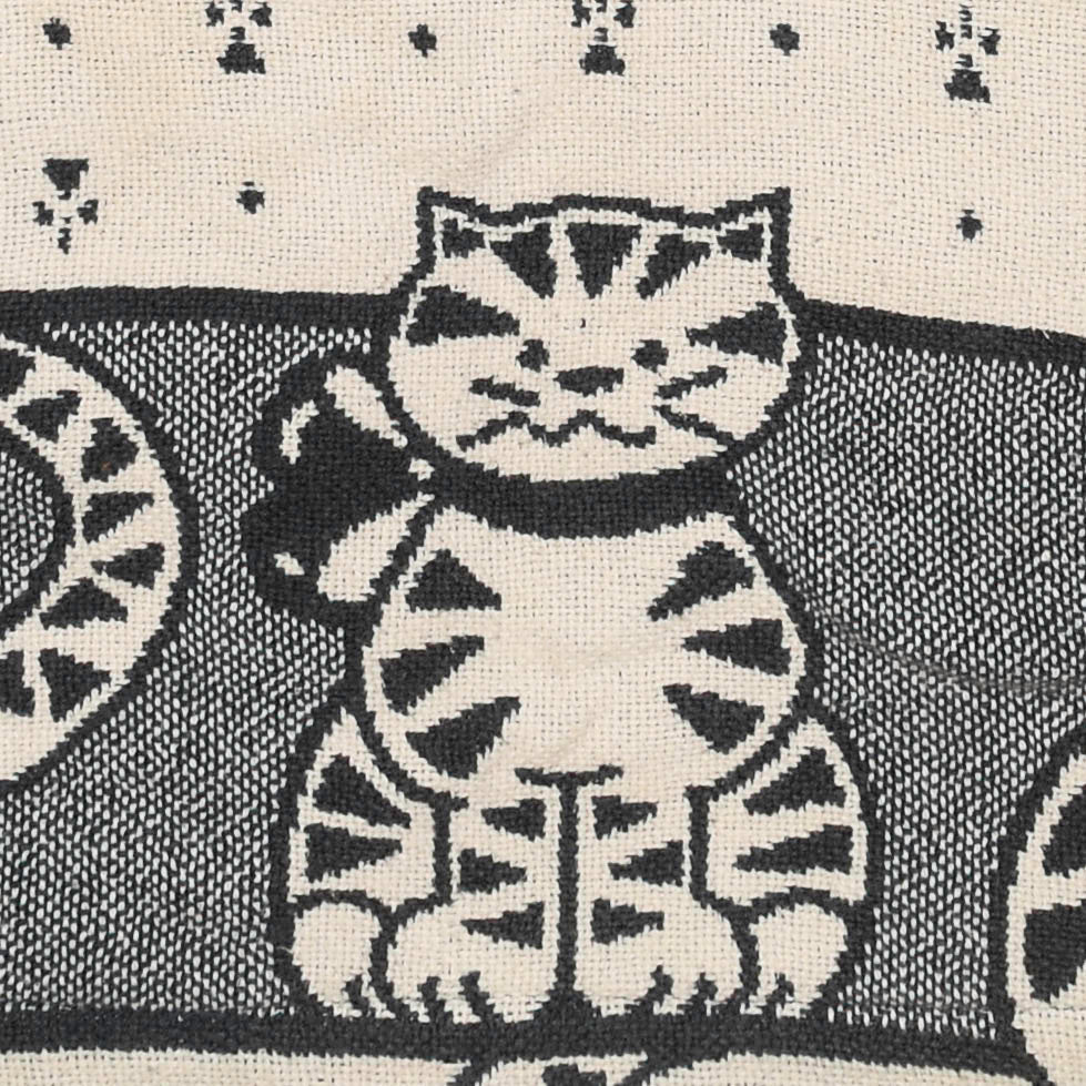 Cat Black Full Tapestry Zip Through