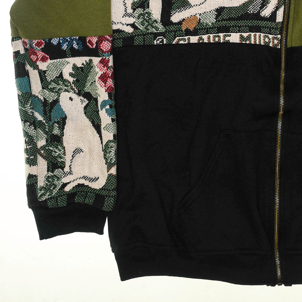 Garden Cats Patchwork Tapestry Zip Up
