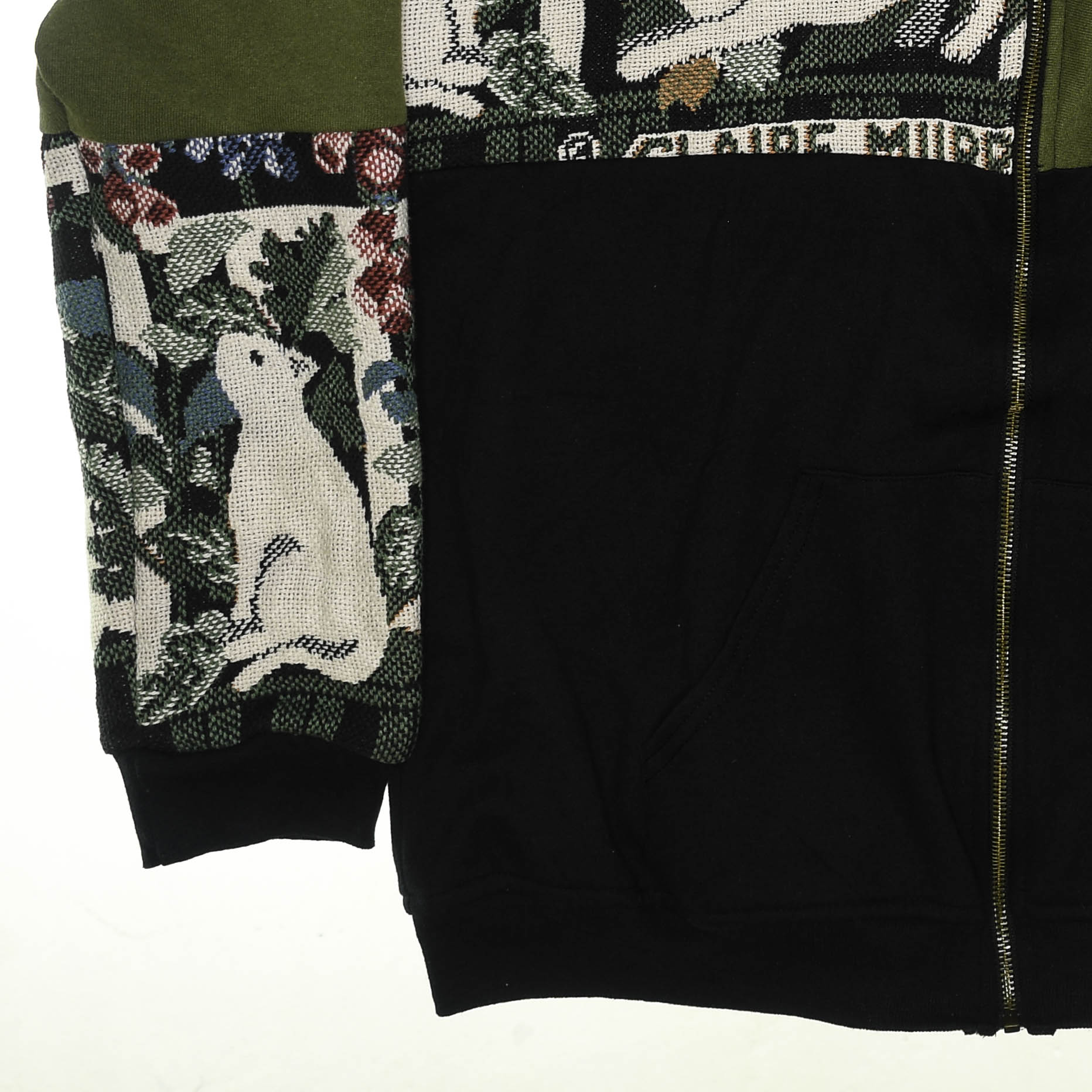 Garden Cats Patchwork Tapestry Zip Up
