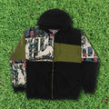 Garden Cats Patchwork Tapestry Zip Up