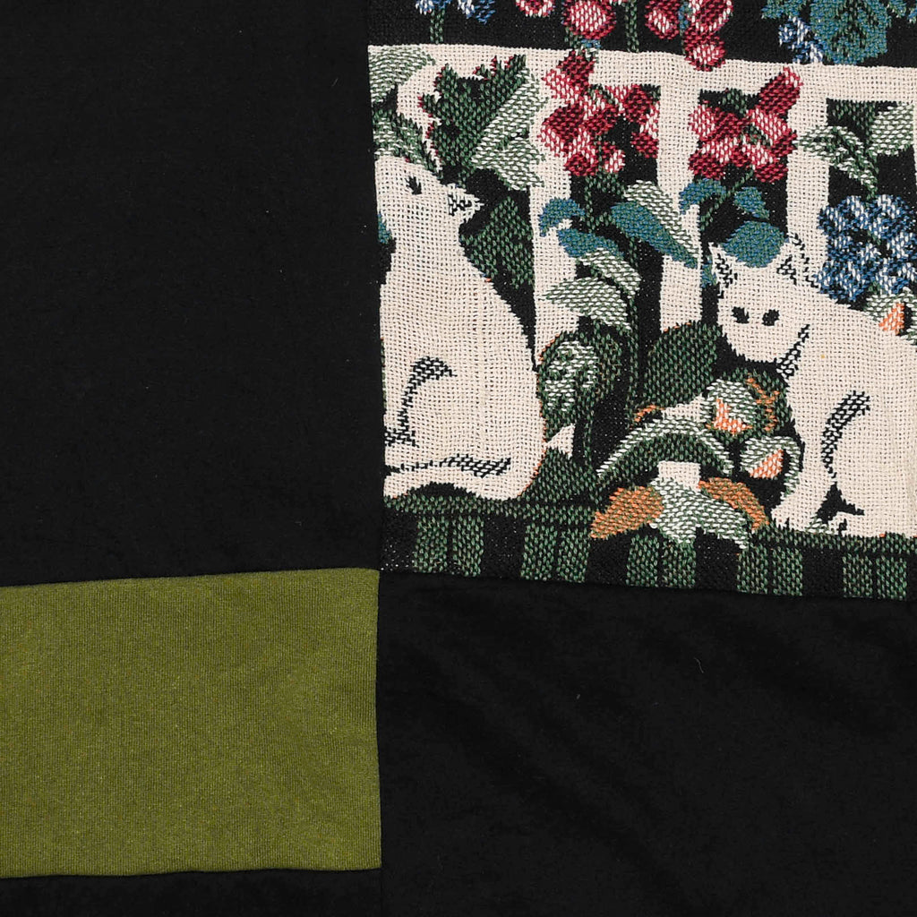 Garden Cats Patchwork Tapestry Zip Up