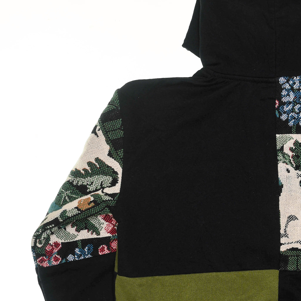 Garden Cats Patchwork Tapestry Zip Up