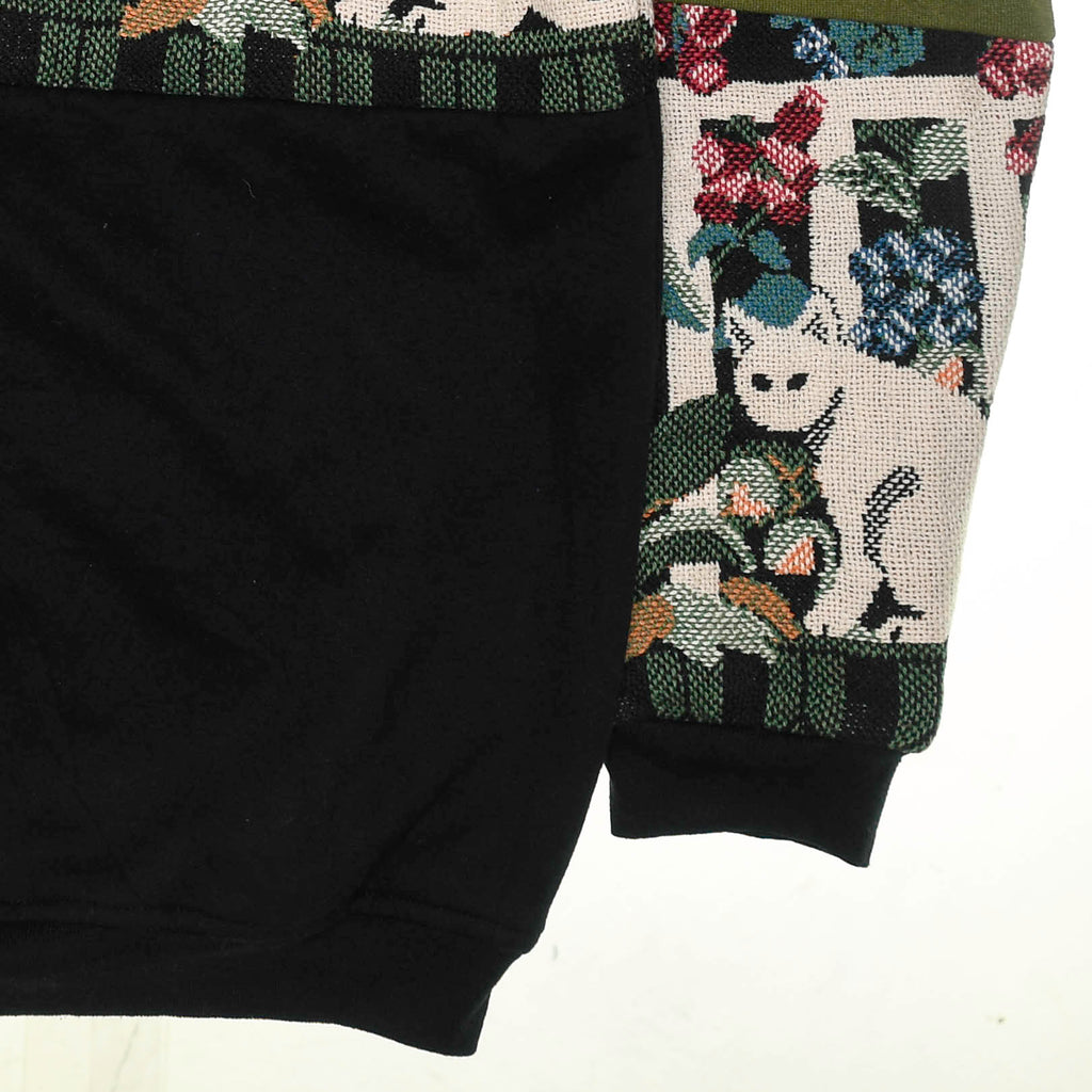 Garden Cats Patchwork Tapestry Zip Up