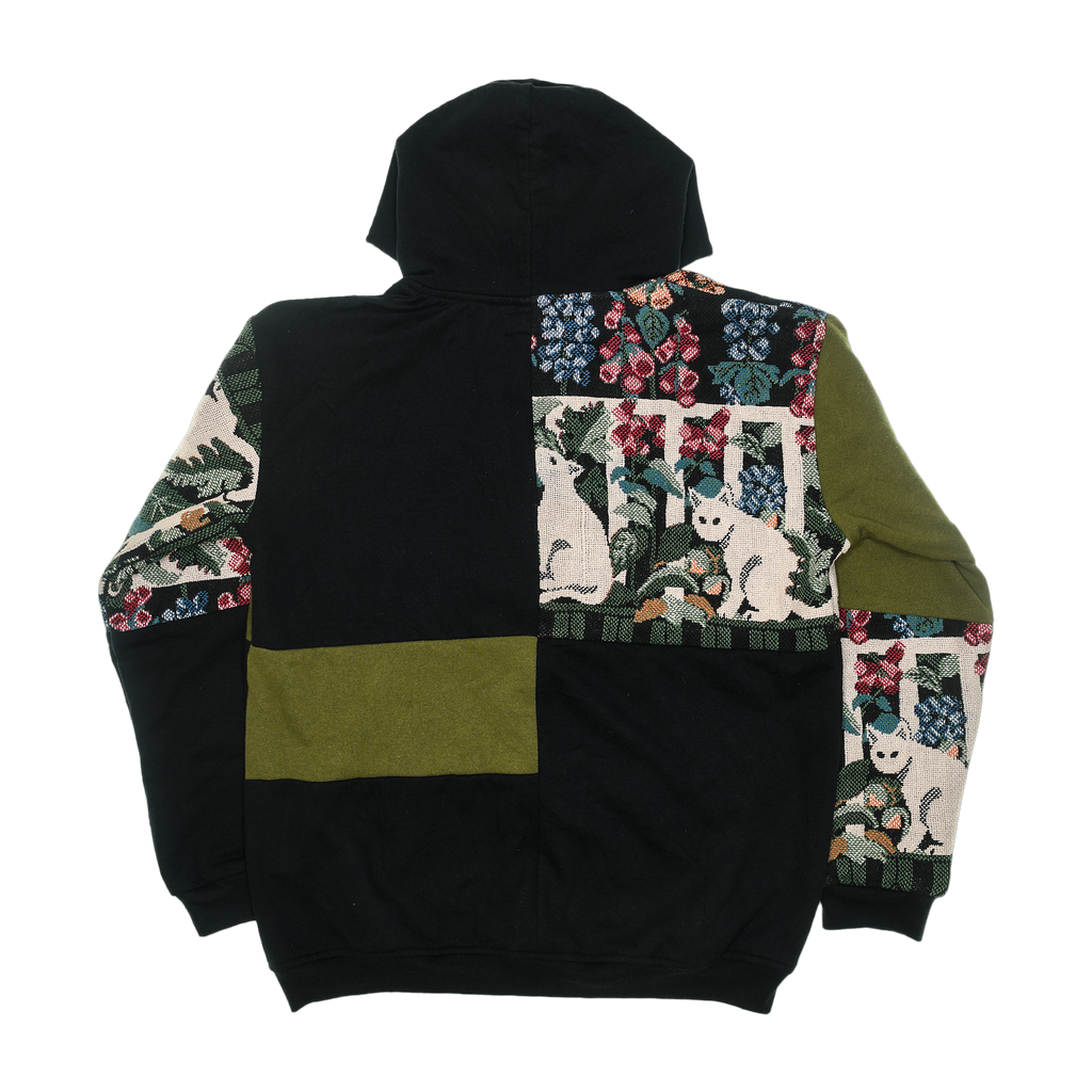 Garden Cats Patchwork Tapestry Zip Up