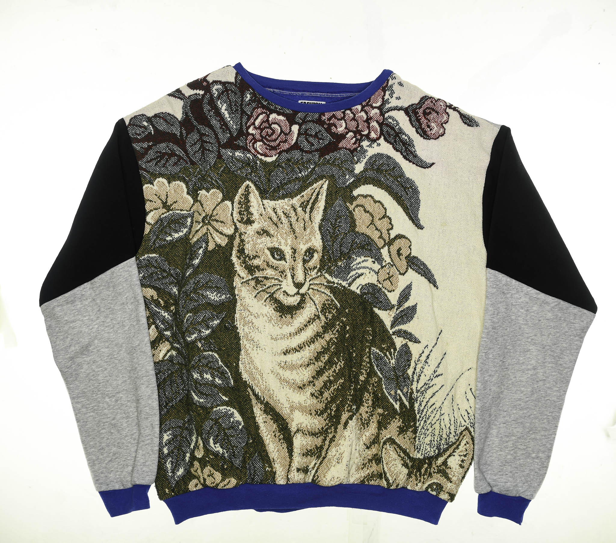 Cat in the Garden Full Tapestry Pullover