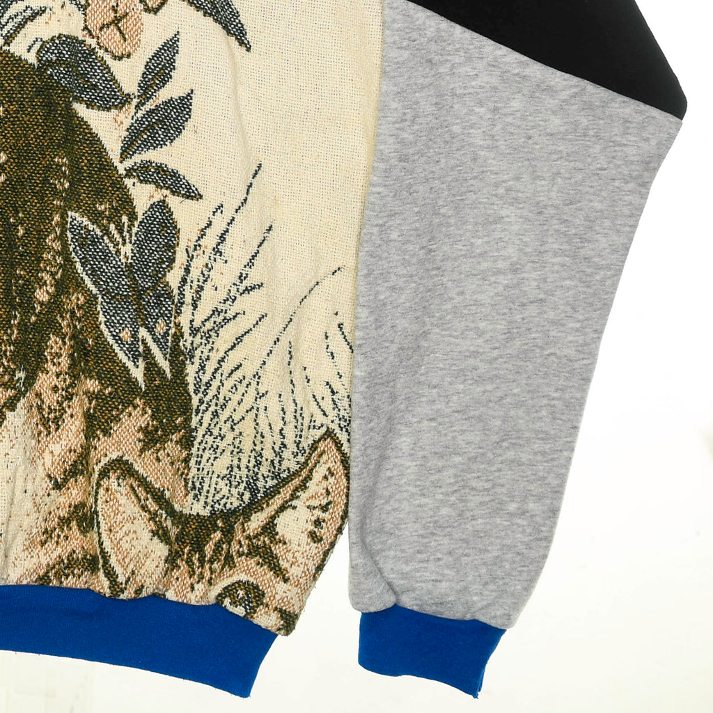 Cat in the Garden Tapestry Panel Pullover