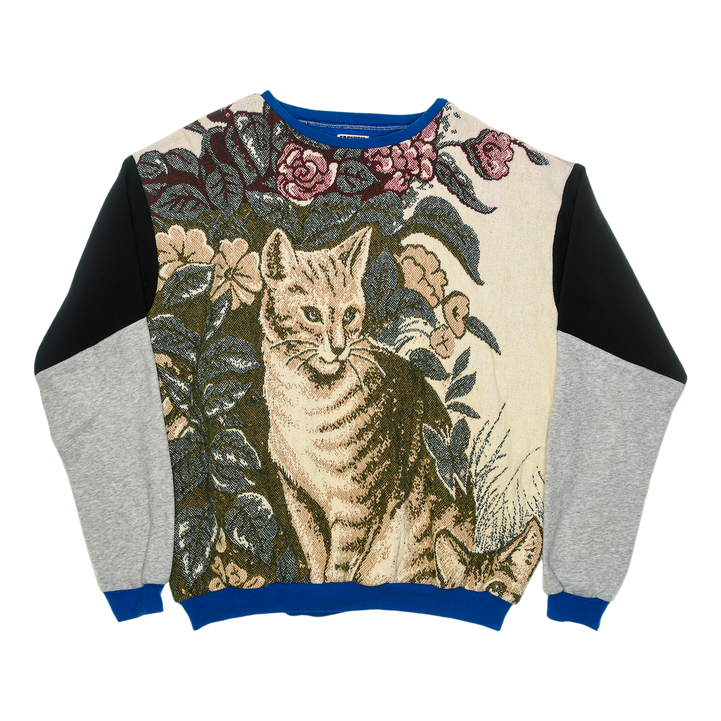 Cat in the Garden Full Tapestry Panel Pullover