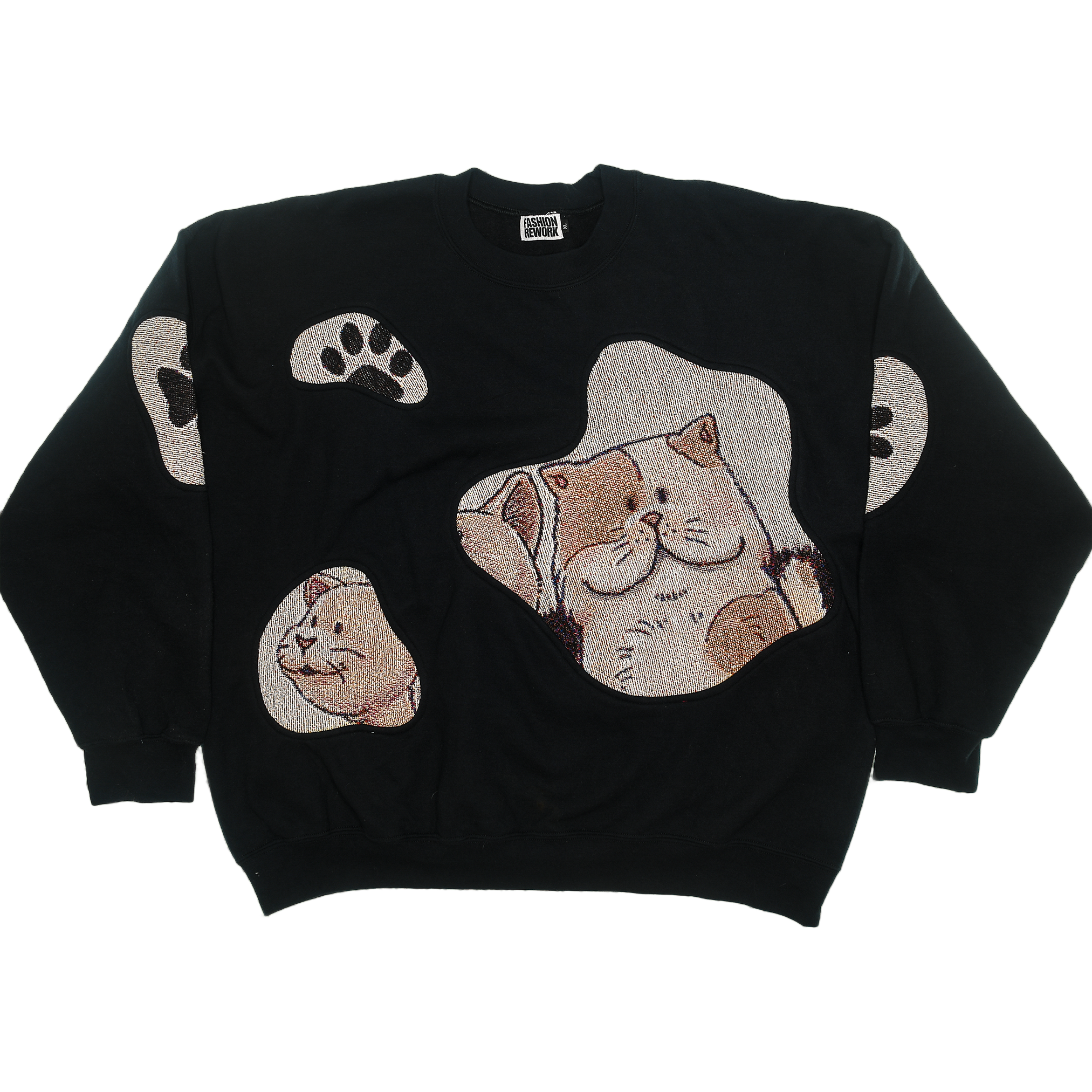 Kawaii Cats Amoeba Tapestry Pullover