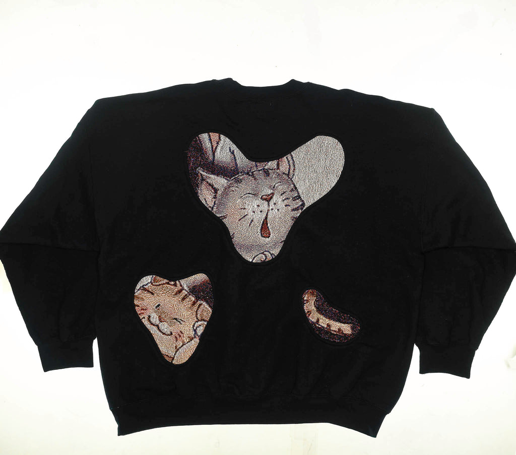 Kawaii Cats Amoeba Tapestry Pullover