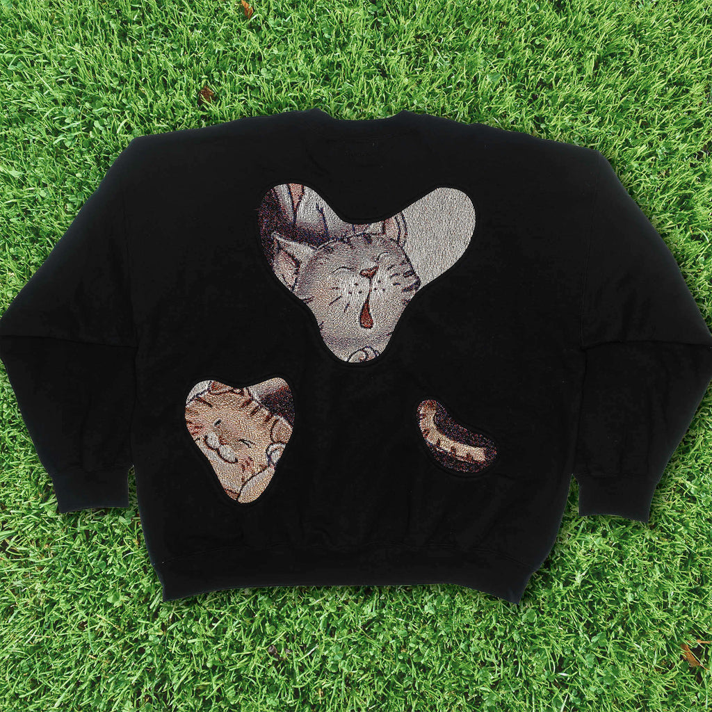 Kawaii Cats Amoeba Tapestry Pullover