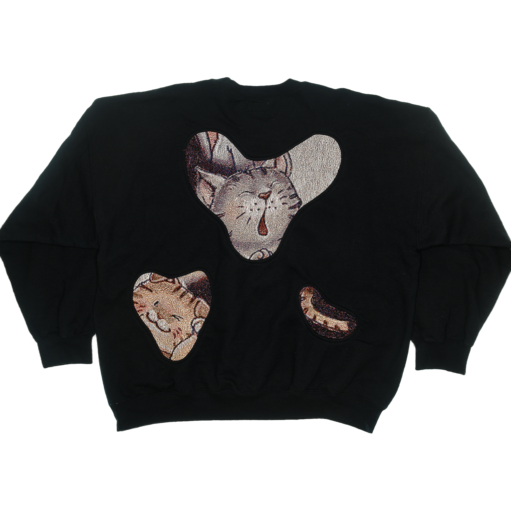 Kawaii Cats Amoeba Tapestry Pullover