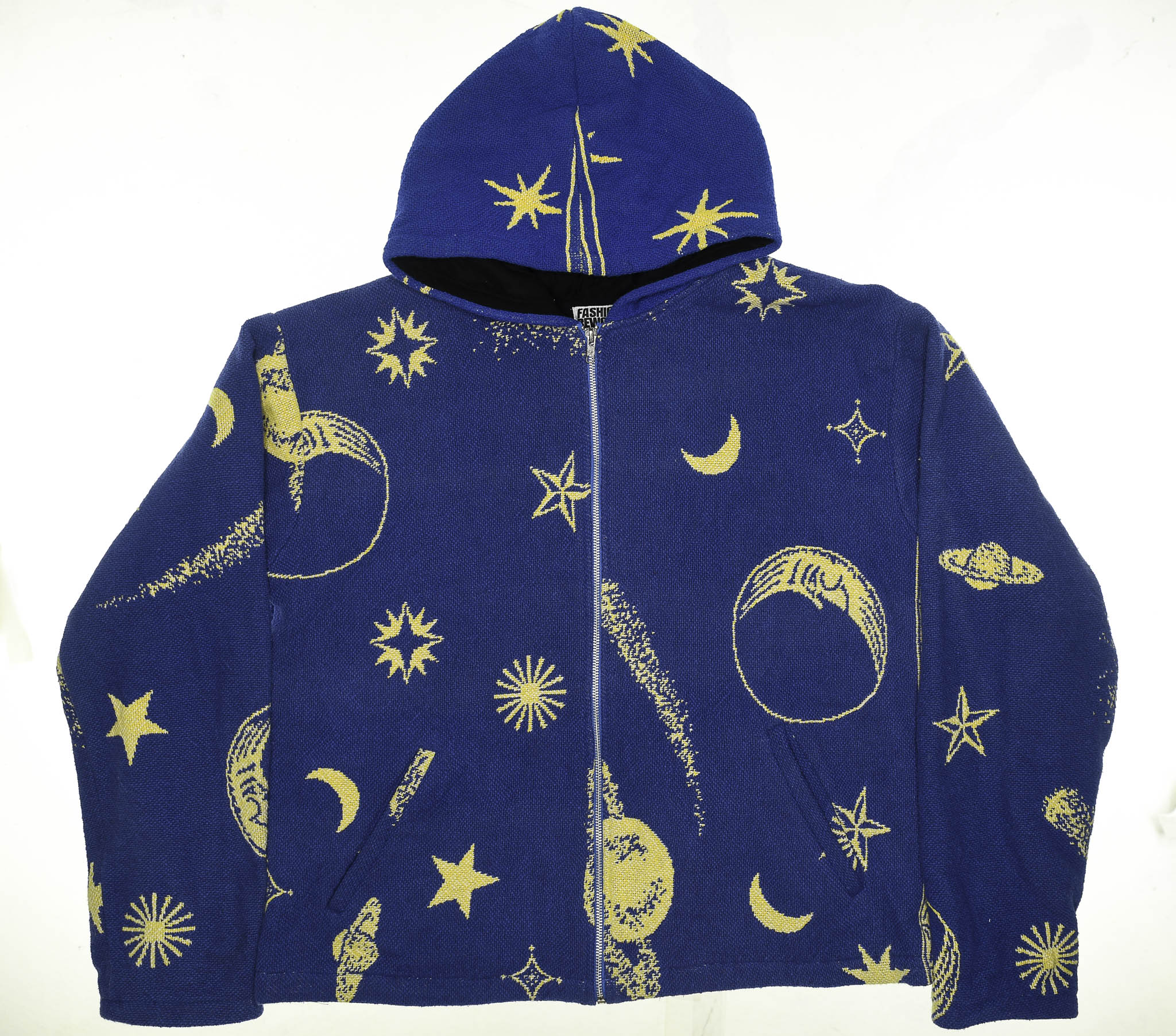 Starry Sky & Planets Double Tapestry Zip Coat