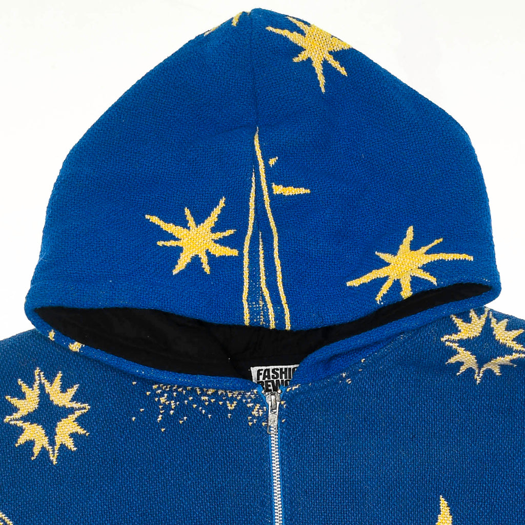 Starry Sky & Planets Double Tapestry Zip Coat