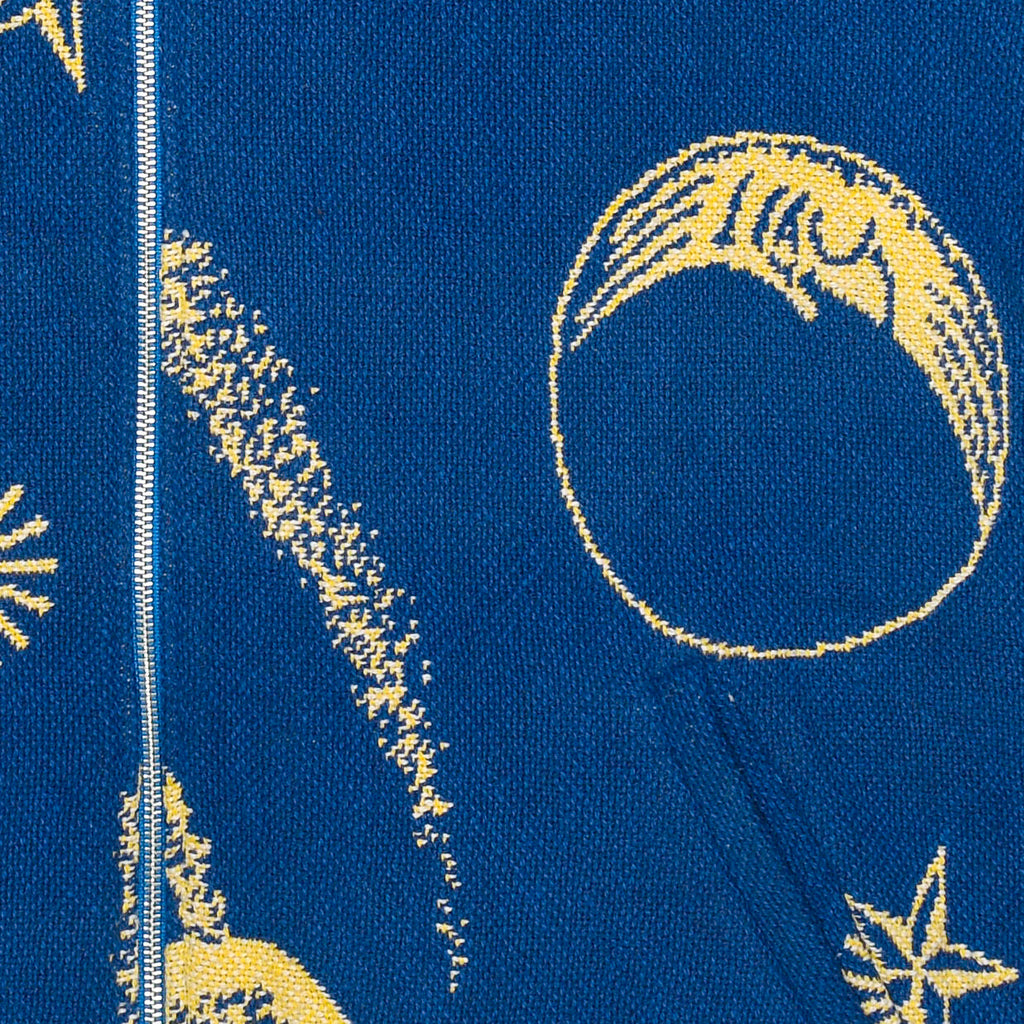 Starry Sky & Planets Double Tapestry Zip Coat