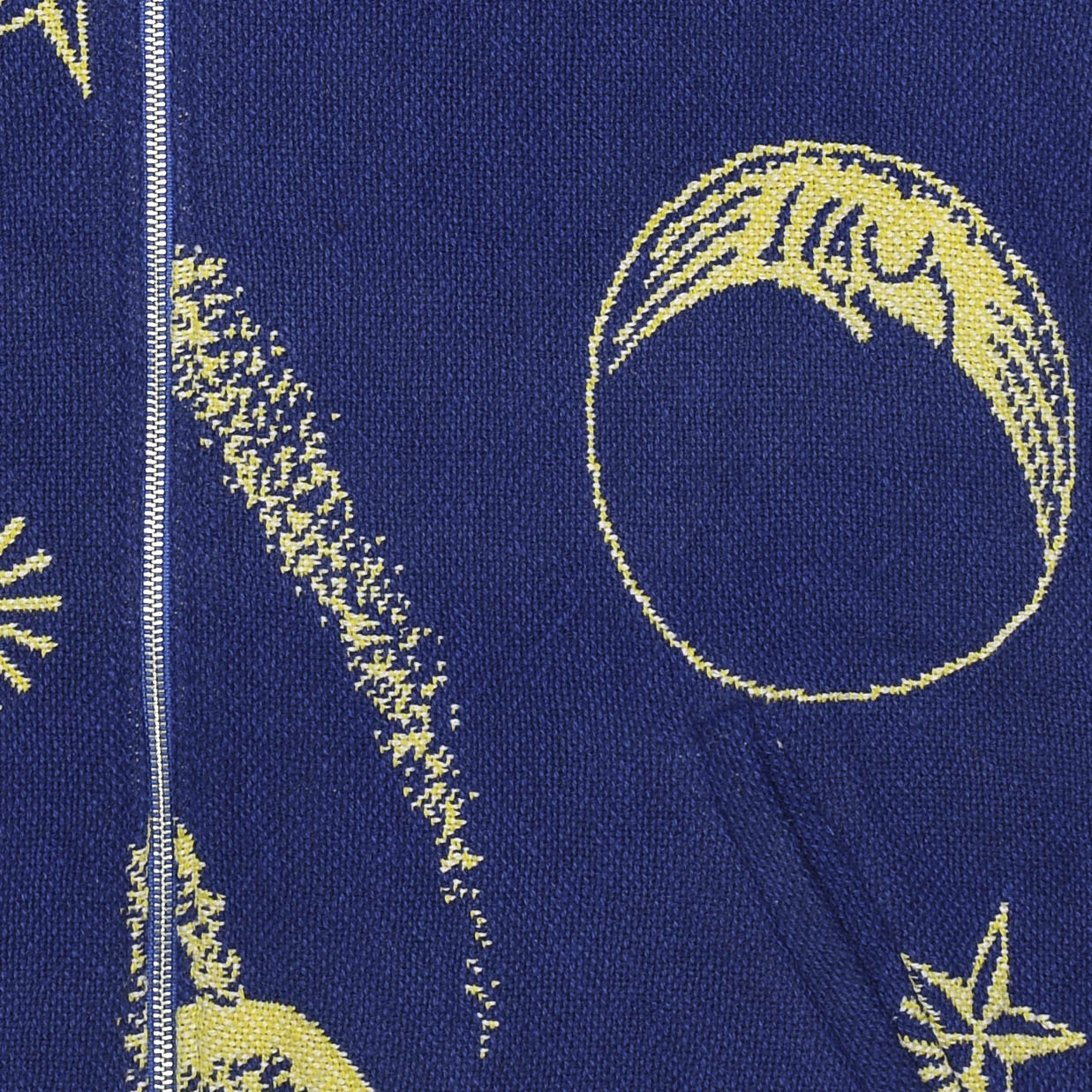Starry Sky & Planets Double Tapestry Zip Coat