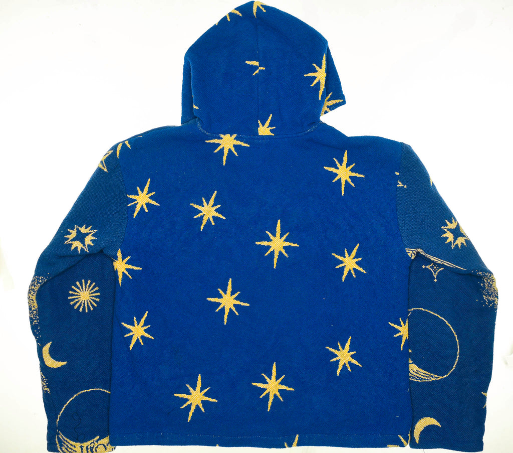 Starry Sky & Planets Double Tapestry Zip Coat