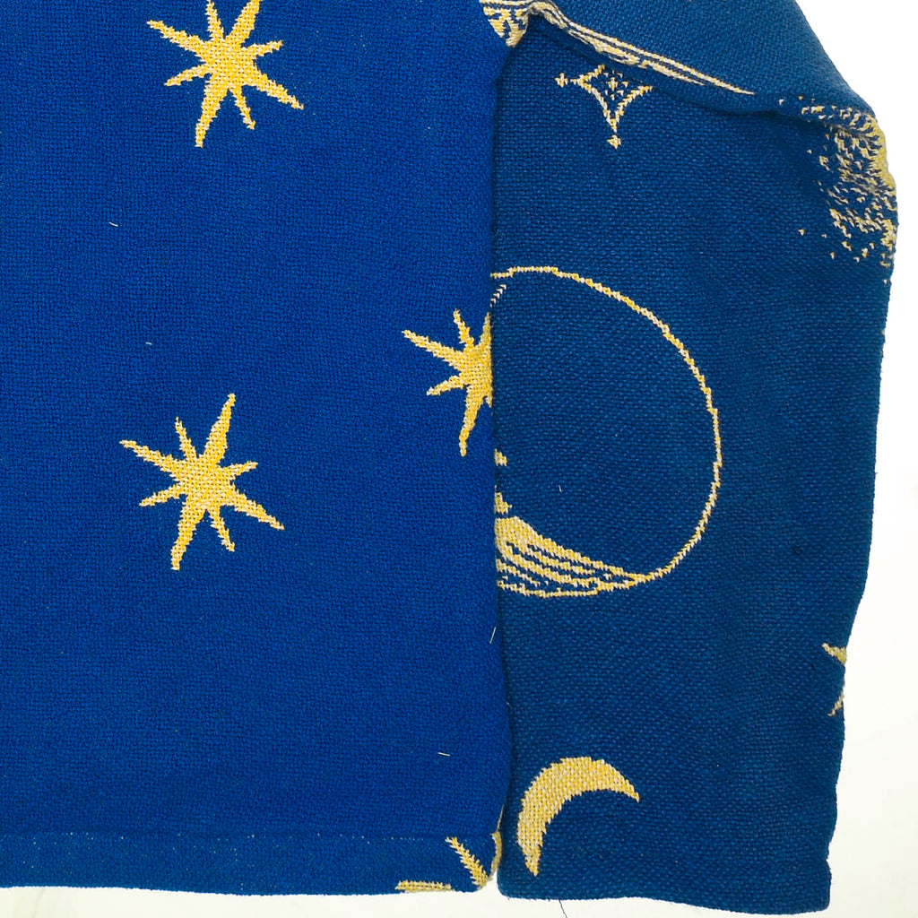 Starry Sky & Planets Double Tapestry Zip Coat