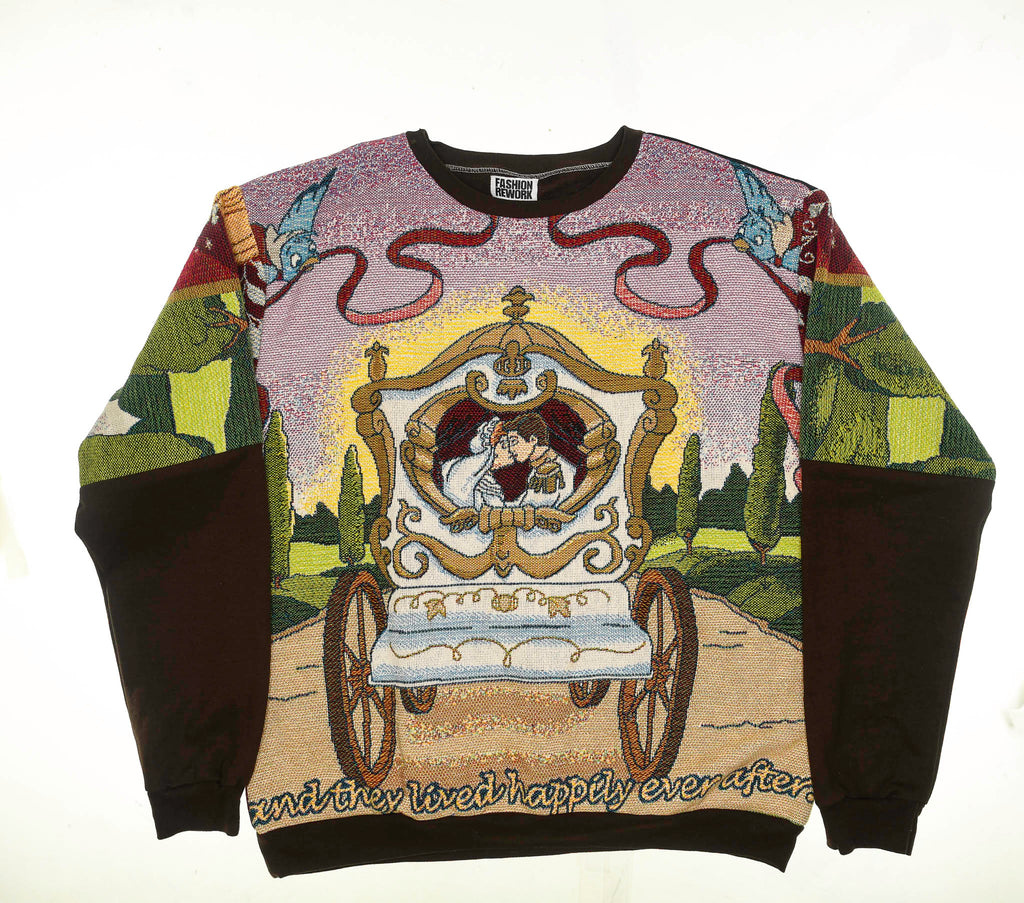 Cinderella Happily Ever After Tapestry Panel Pullover