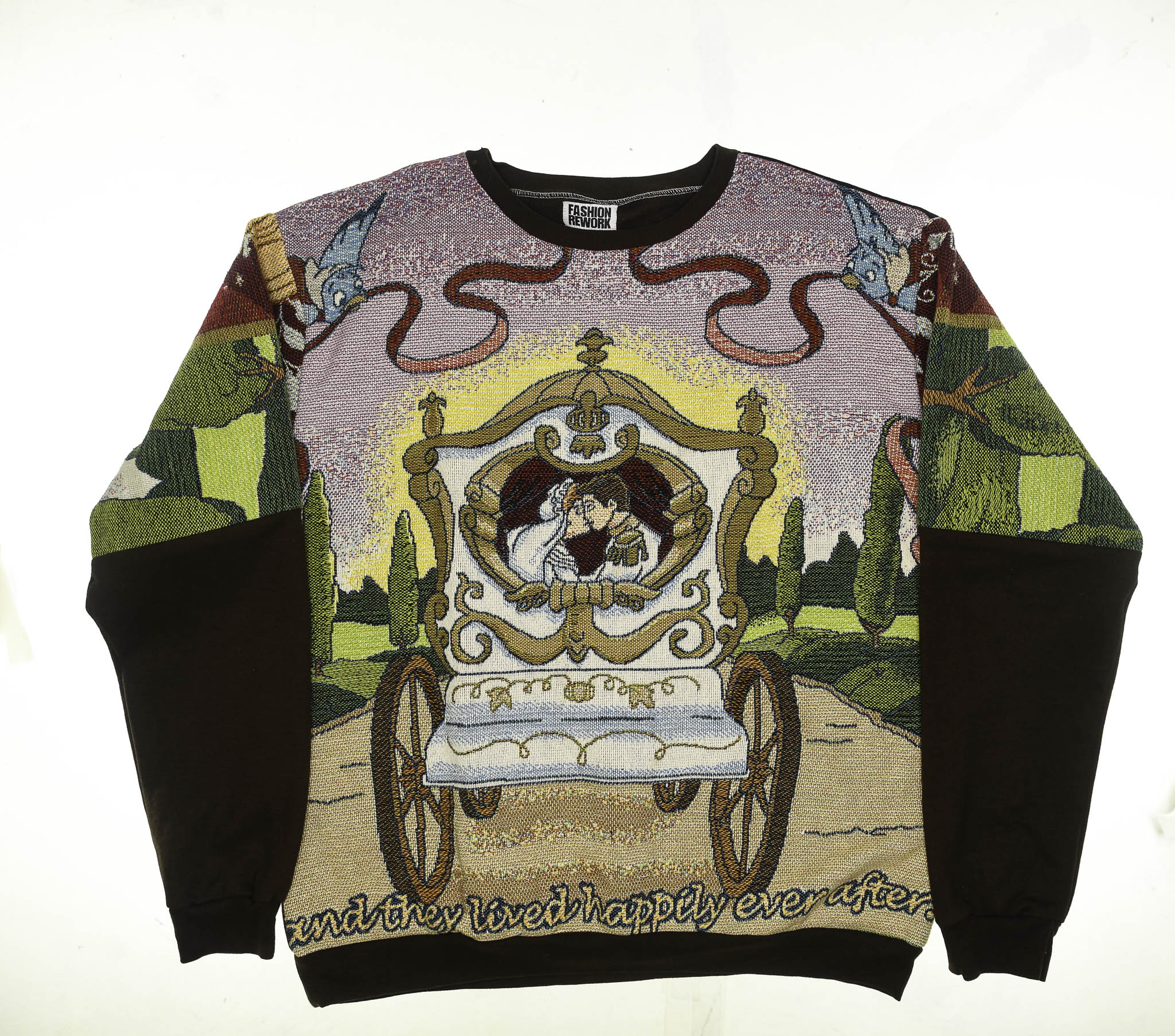 Cinderella Happily Ever After Tapestry Panel Pullover