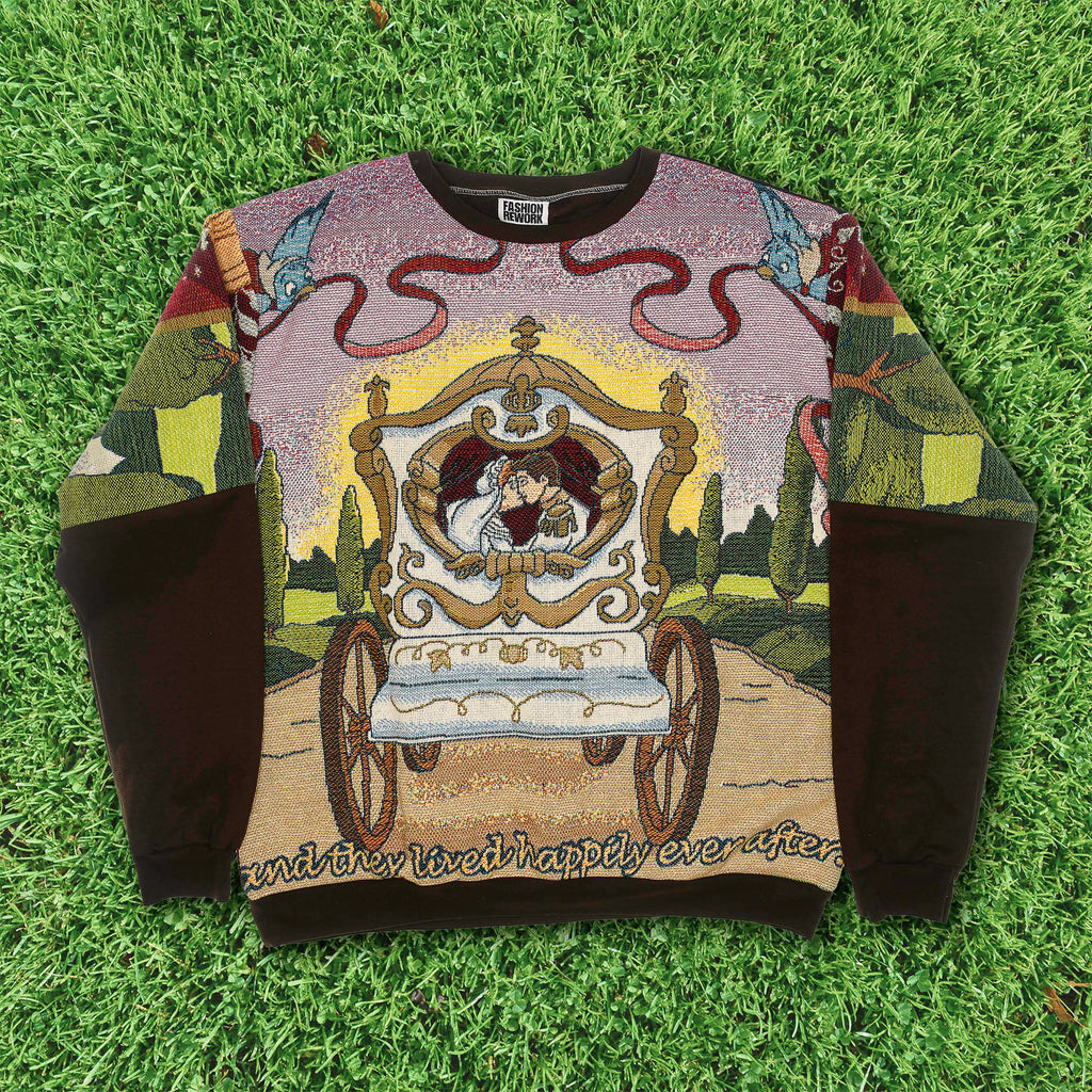 Cinderella Happily Ever After Tapestry Panel Pullover