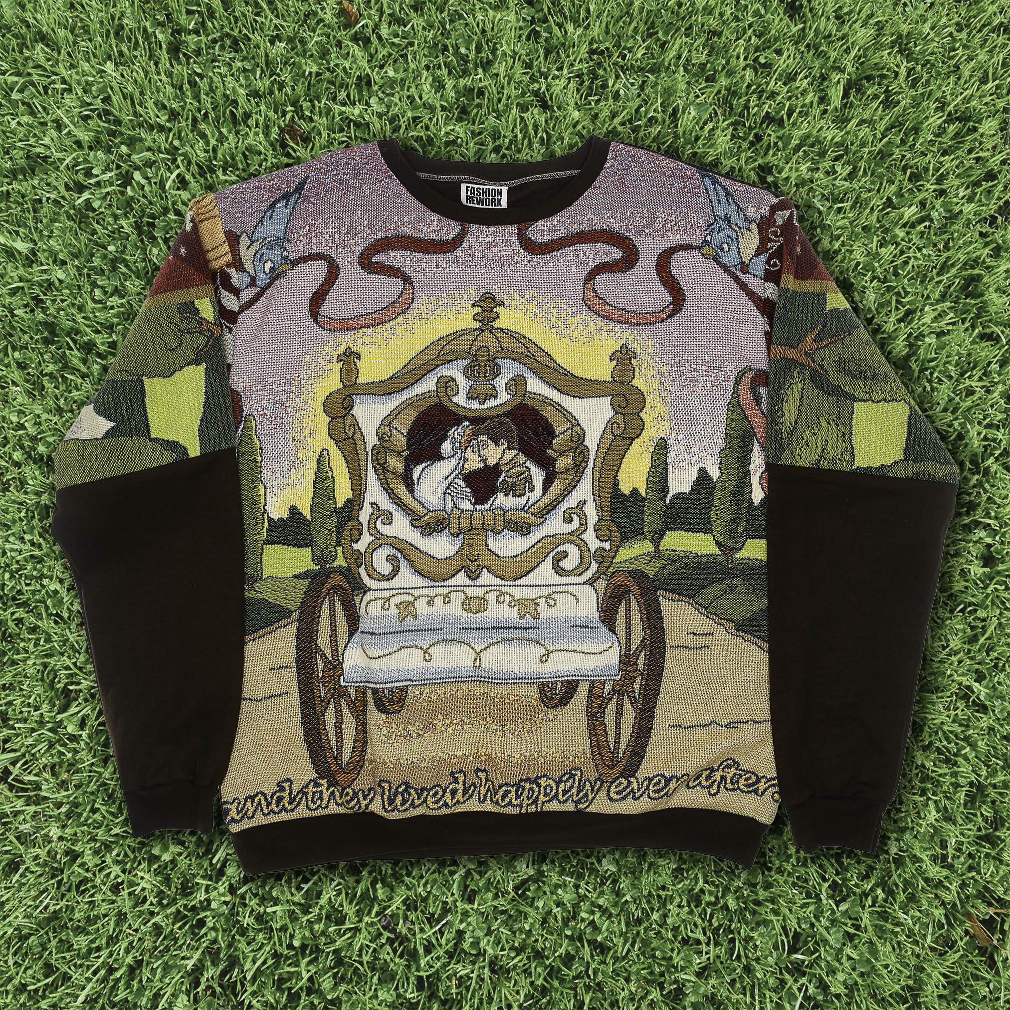Cinderella Happily Ever After Tapestry Panel Pullover