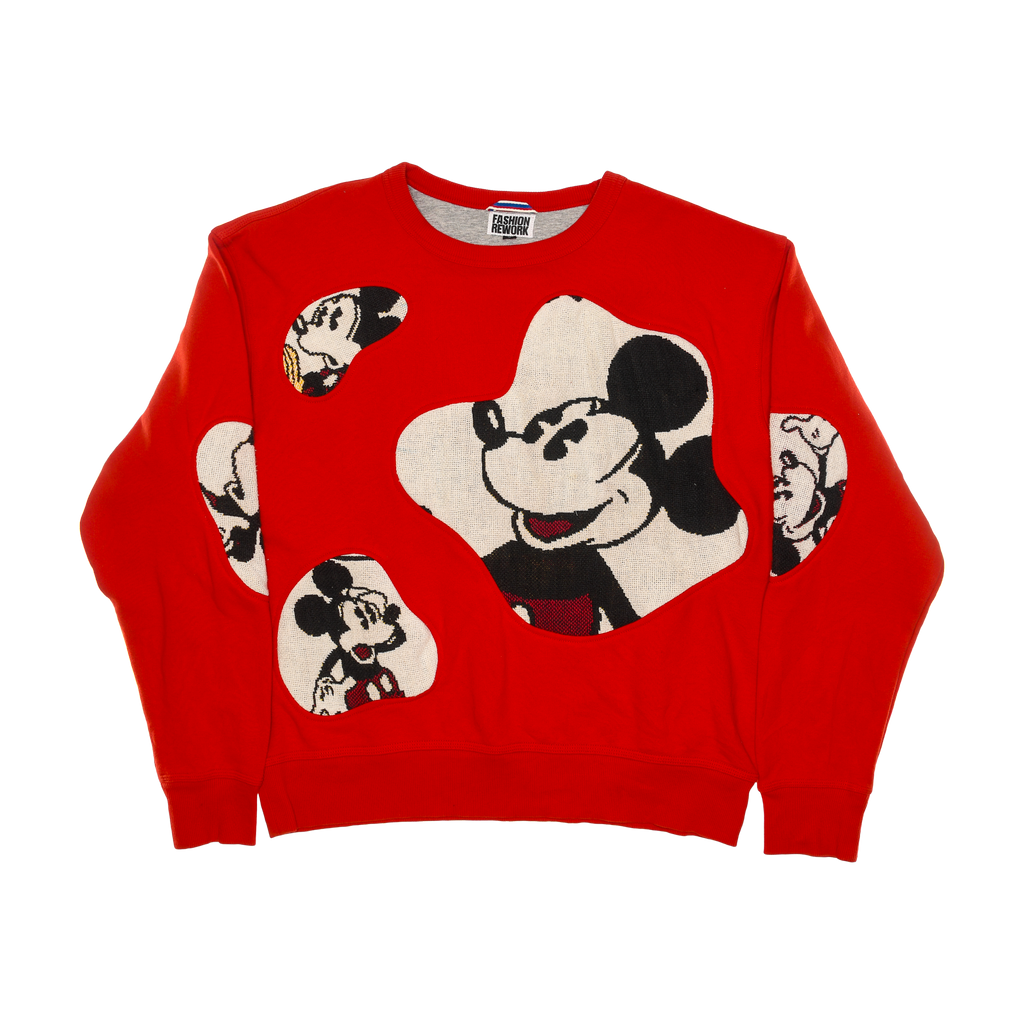 Vintage Mickey Mouse Amoeba Tapestry Pullover