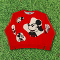 Vintage Mickey Mouse Amoeba Tapestry Pullover
