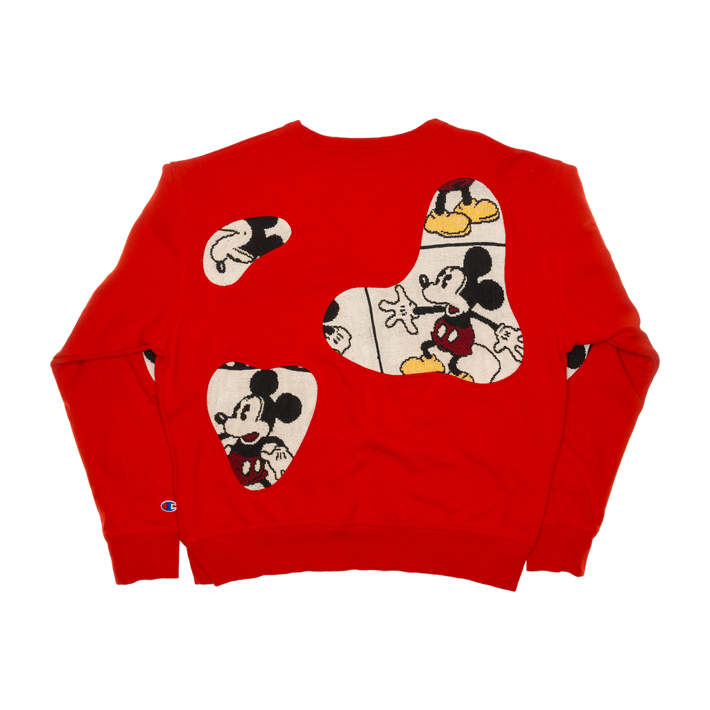 Vintage Mickey Mouse Amoeba Tapestry Pullover