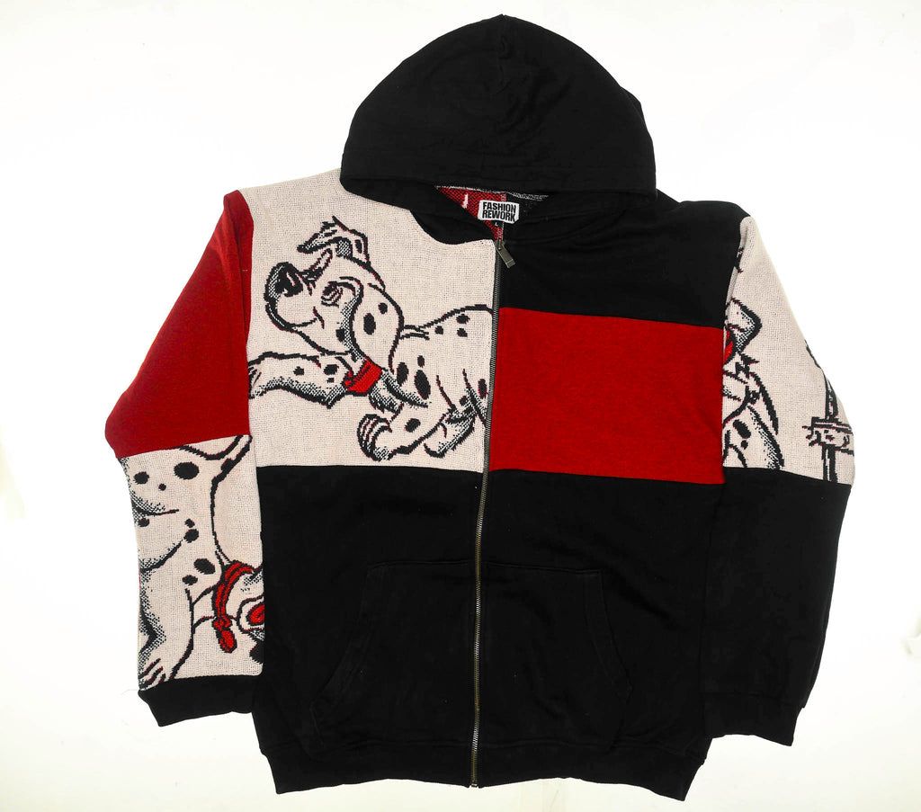 101 Dalmatians Patchwork Tapestry Zip Up