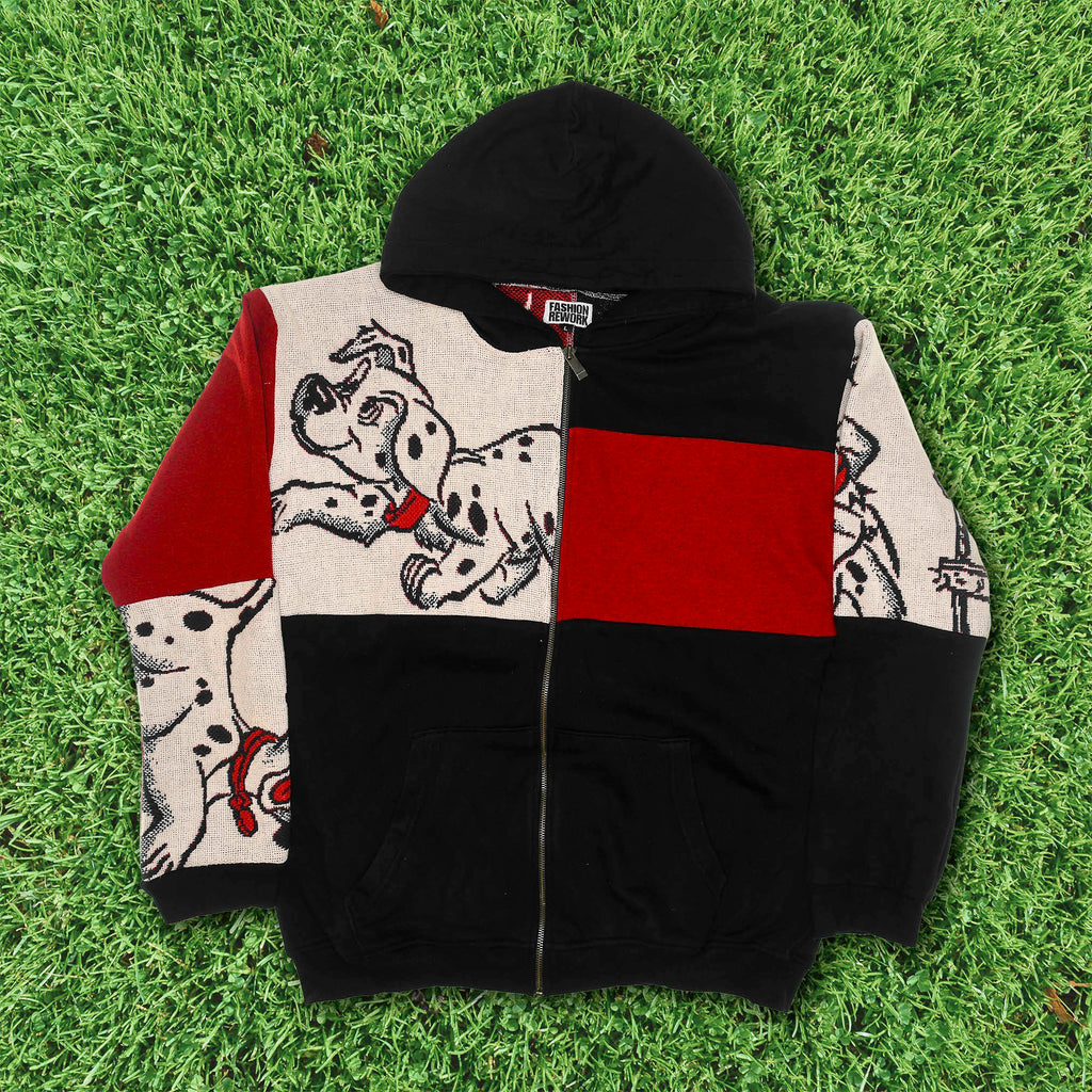 101 Dalmatians Patchwork Tapestry Zip Up