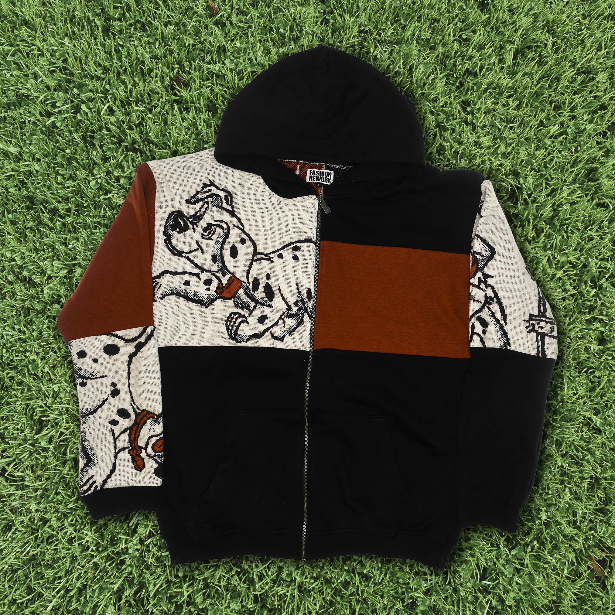 101 Dalmatians Patchwork Tapestry Zip Up