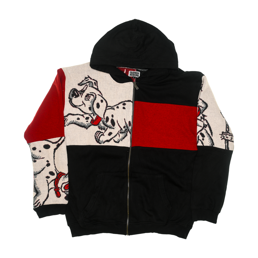 101 Dalmatians Patchwork Tapestry Zip Up