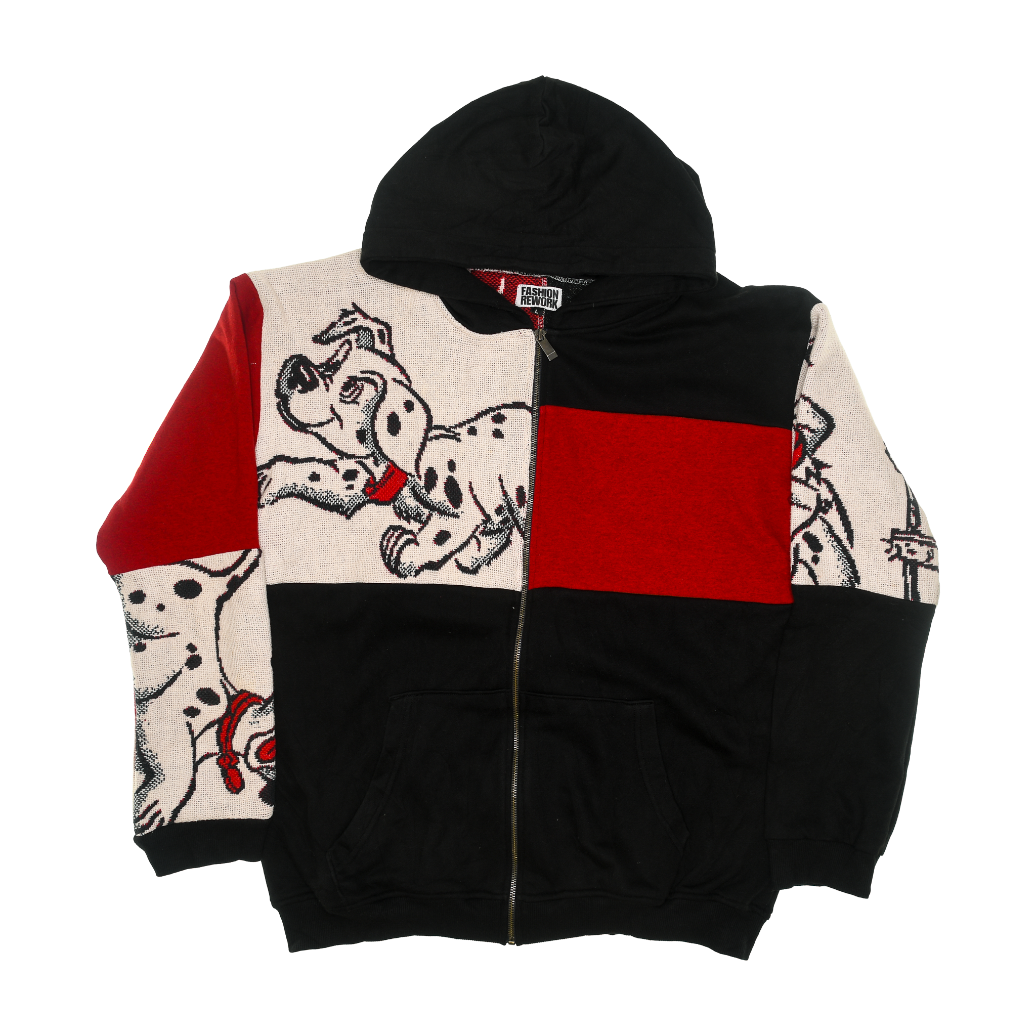 101 Dalmatians Patchwork Tapestry Zip Up