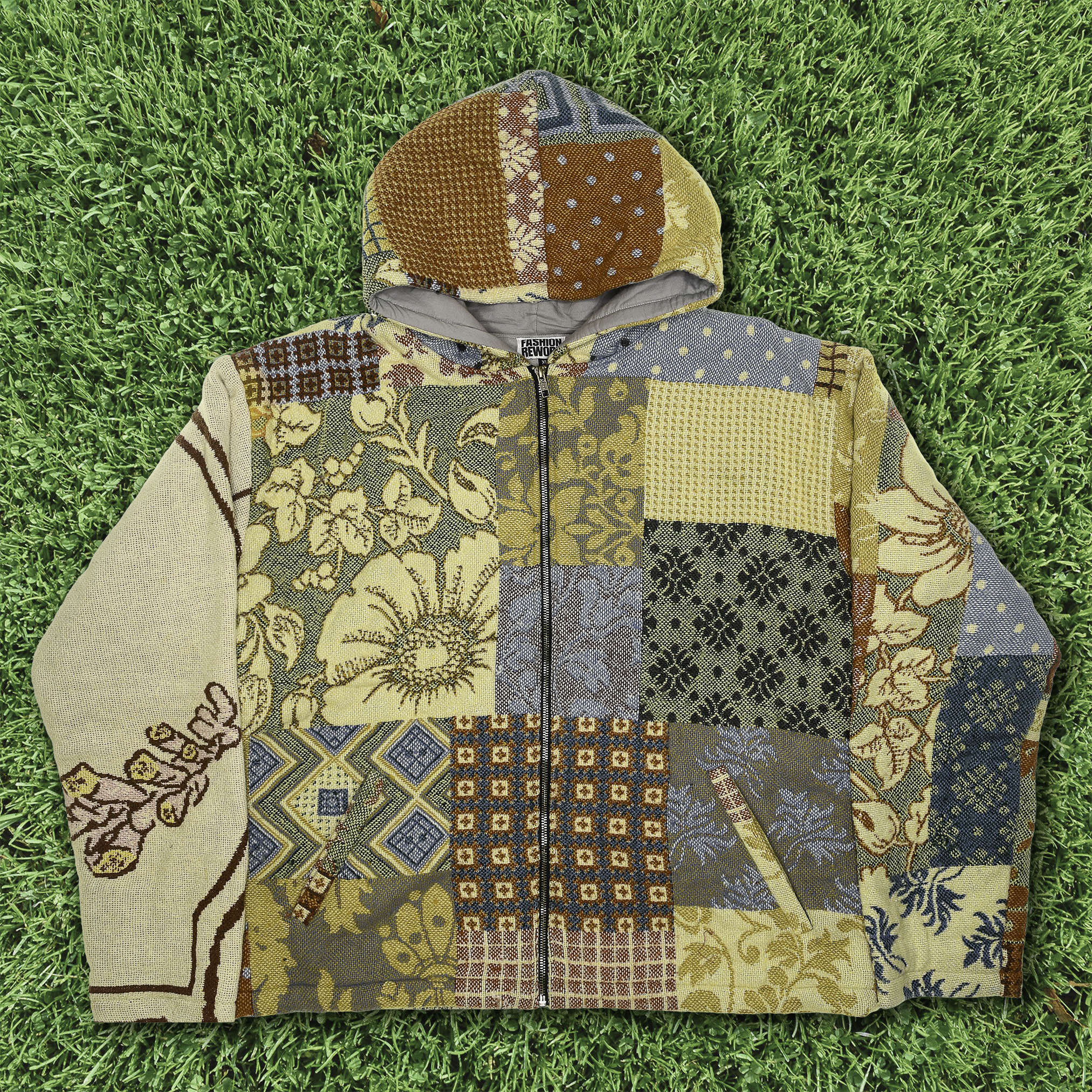 Whimsical Winnie-the-Pooh Double Tapestry Zip Coat