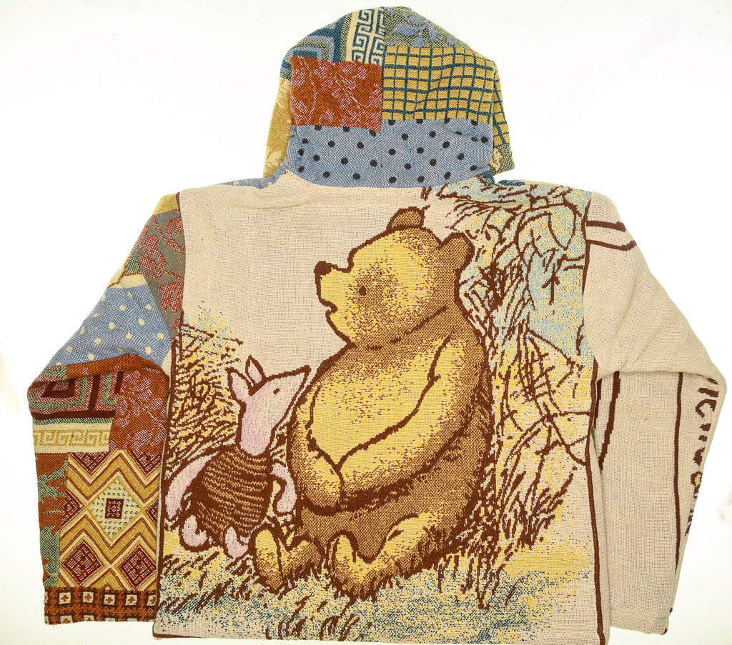 Whimsical Winnie-the-Pooh Double Tapestry Zip Coat