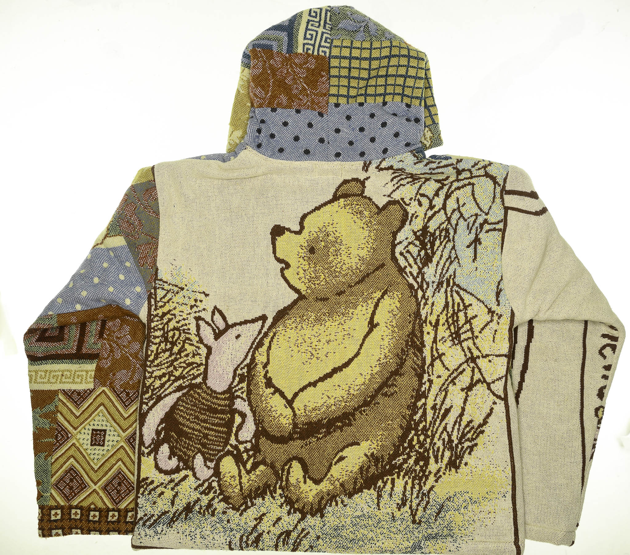 Whimsical Winnie-the-Pooh Double Tapestry Zip Coat