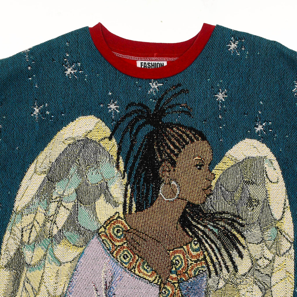 Night Angel Full Tapestry Panel Pullover