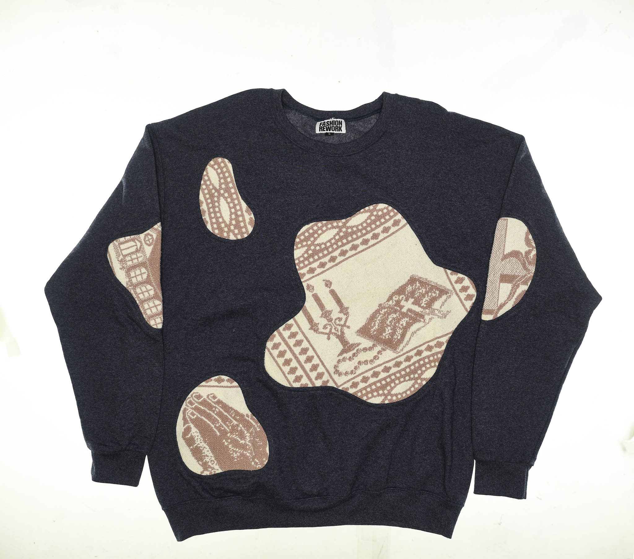 Catholic Prayer Amoeba Tapestry Pullover