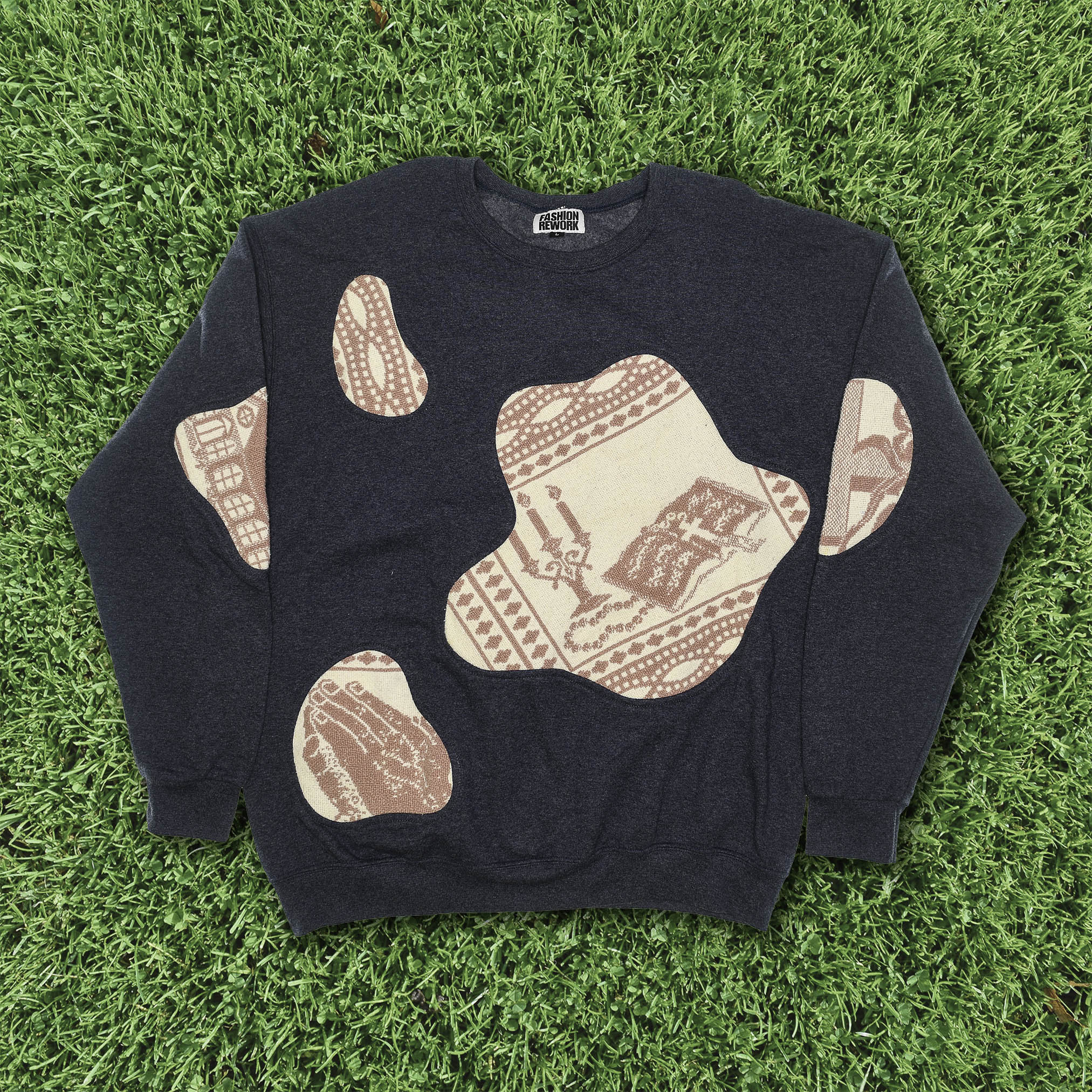 Catholic Prayer Amoeba Tapestry Pullover