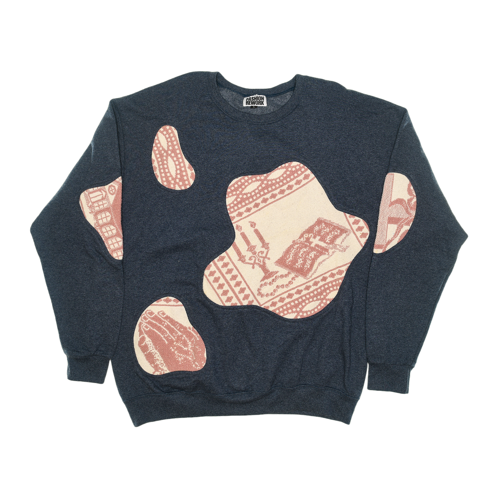 Catholic Prayer Amoeba Tapestry Pullover